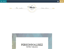 Tablet Screenshot of mesmotsdeco.com